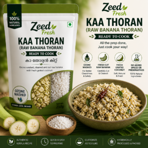 kaa thoran (raw banana thoran)
